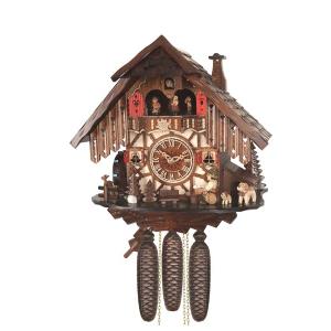 Cuckoo clock with music and dancing couple