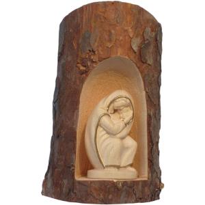 Tree trunk with Madonna Stalingrad