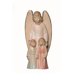 White guardian angel with boy and girl