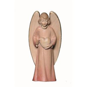 Red guardian angel with heart