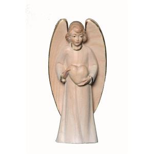 White guardian angel with heart