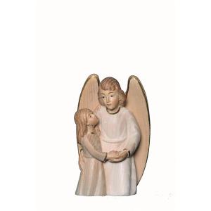 White guardian angel with girl