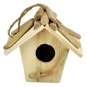 Wooden bird house