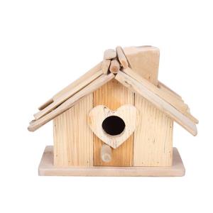 Wooden bird house