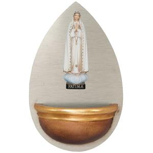 Holy Water Front with Our Lady of Fatimá wooden