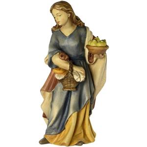 Hirtenfrau mit Korb und Schale