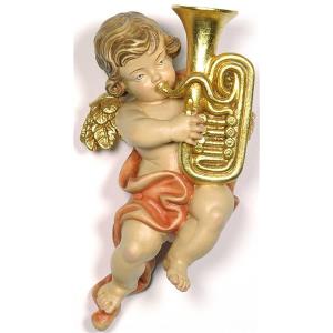 Putto angel with tuba