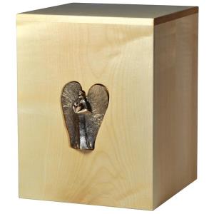 Urna "Angelo dell'amore" - legno di acero - 28,5 x 22 x 22 cm