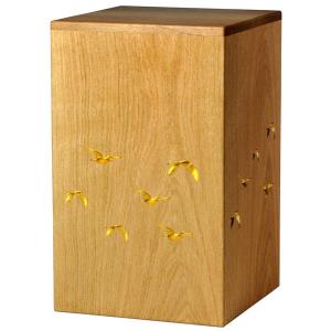 Urna "Verso il paradiso" - legno di rovere - 28,5 x 17,5 x 17,5 cm