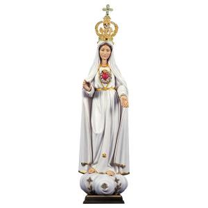 Herz Maria der Pilger mit Krone filigran Exclusive