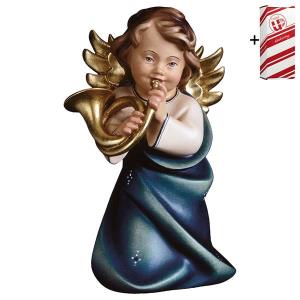 Herzengel mit Horn + Geschenkbox