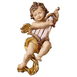 Cherub with harp