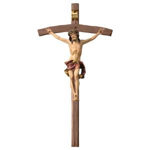 Crucifix Nazarean - Cross bent - Linden wood carved