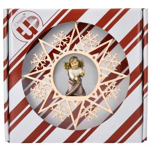 Angelo Cuore con campenelle - Stella Cristallo + Box regalo