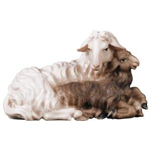 UL Schaf mit Lamm liegend