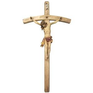 Crucifix Walder + carved curved cross