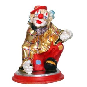 Clown with plinth