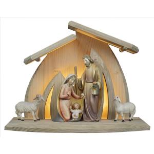 5pz.Nativita Wihnath+2pecore con LED_ Stalla Altea