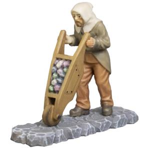 Minatore con carriola