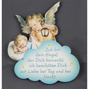 Engel mit GEBET BLAU