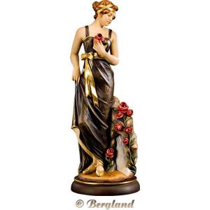 Girl with roses