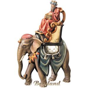 König auf Elefant