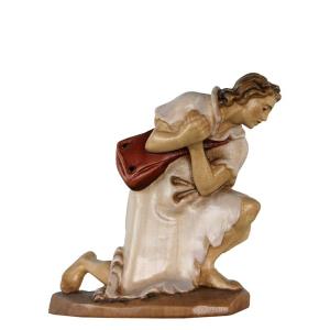 Kneeling shepherd tirolean crib