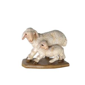 Sheep-group standing baroque crib