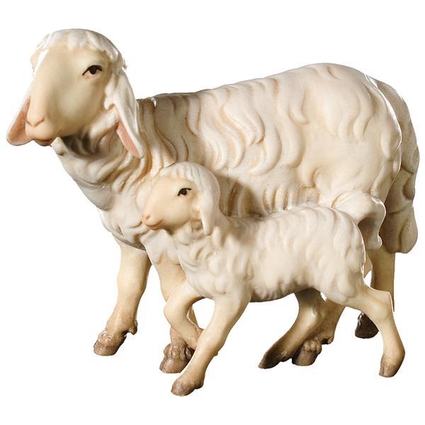 Schafgruppe stehend - lasiert