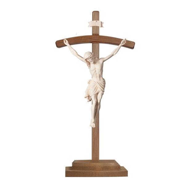 Christus Siena auf Stehkreuz gebogen - natur