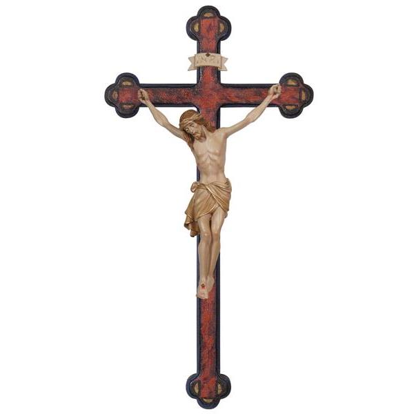 Christus Siena-Balken antik alt Barock - mehrtoenig gebeizt