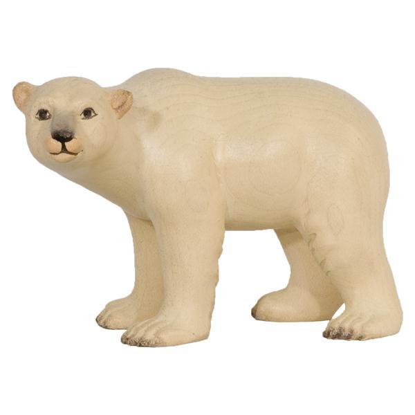 Polarbär Weibchen linksschauend - Acquarell