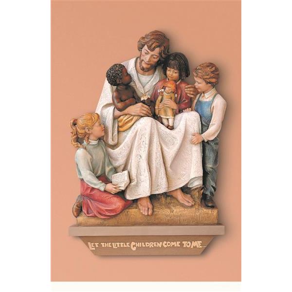 Jesus mit den Kindern der Welt - color