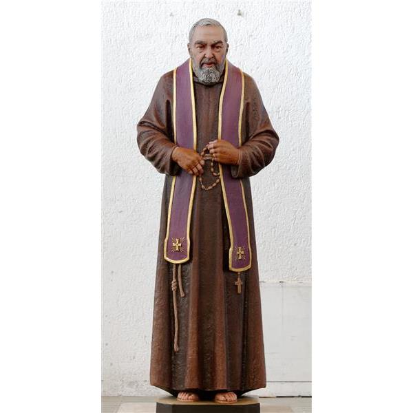 Hl.Padre Pio - Fiberglass COLOR