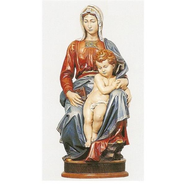 Madonna mit Kind von Michelangelo - Fiberglass COLOR