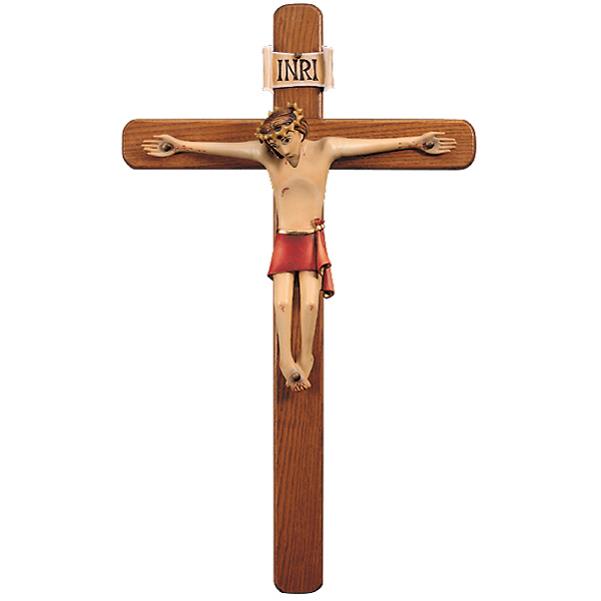 Kruzifix nach Kastlunger Kreuz L. 72 cm - lasiert