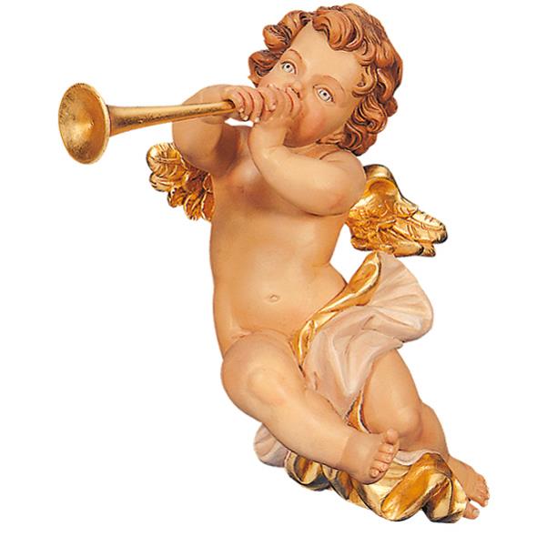 Engel mit Trompete - lasiert