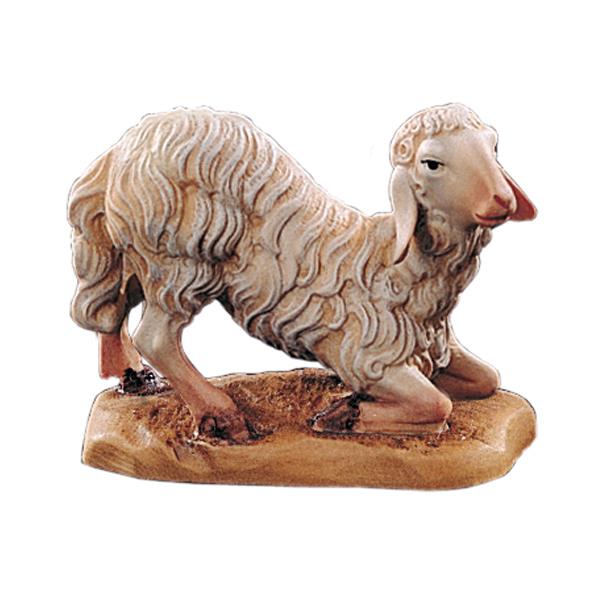 Schaf kniend - lasiert