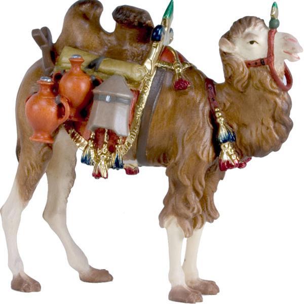 Kamel mit Gepäck - lasiert