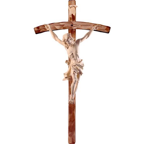 Alpenchristus Linde mit gebogenem Kreuz - natur