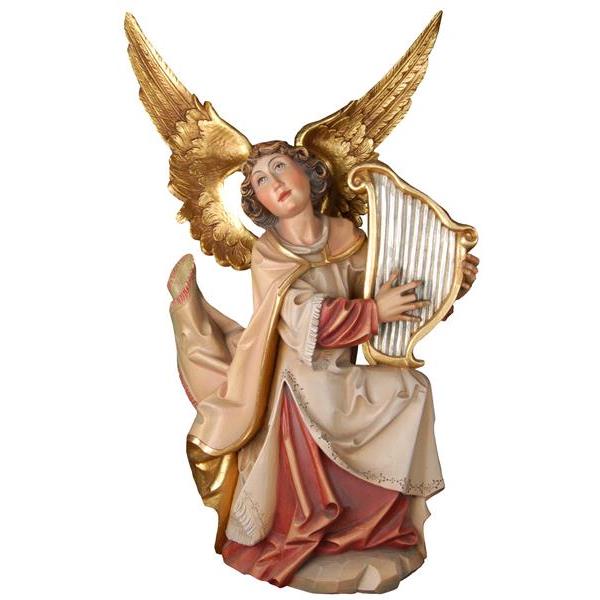 Knieender Engel mit Harfe - color