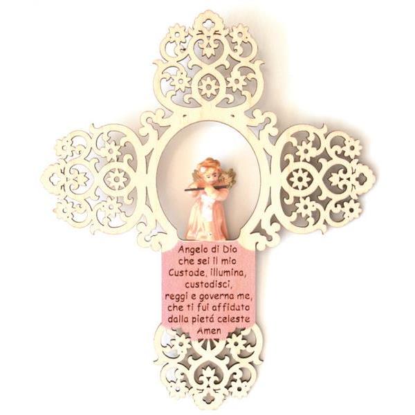 Schutzengel mit Gebet  - color