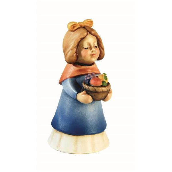 Hirtenfrau mit Fruchtkorb - color